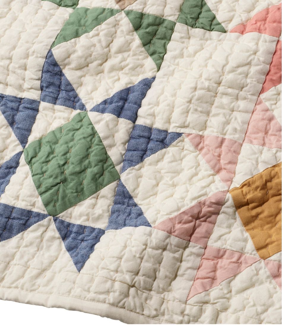 L.L.Bean North Star Patchwork Quilt Collection HOME GOODS