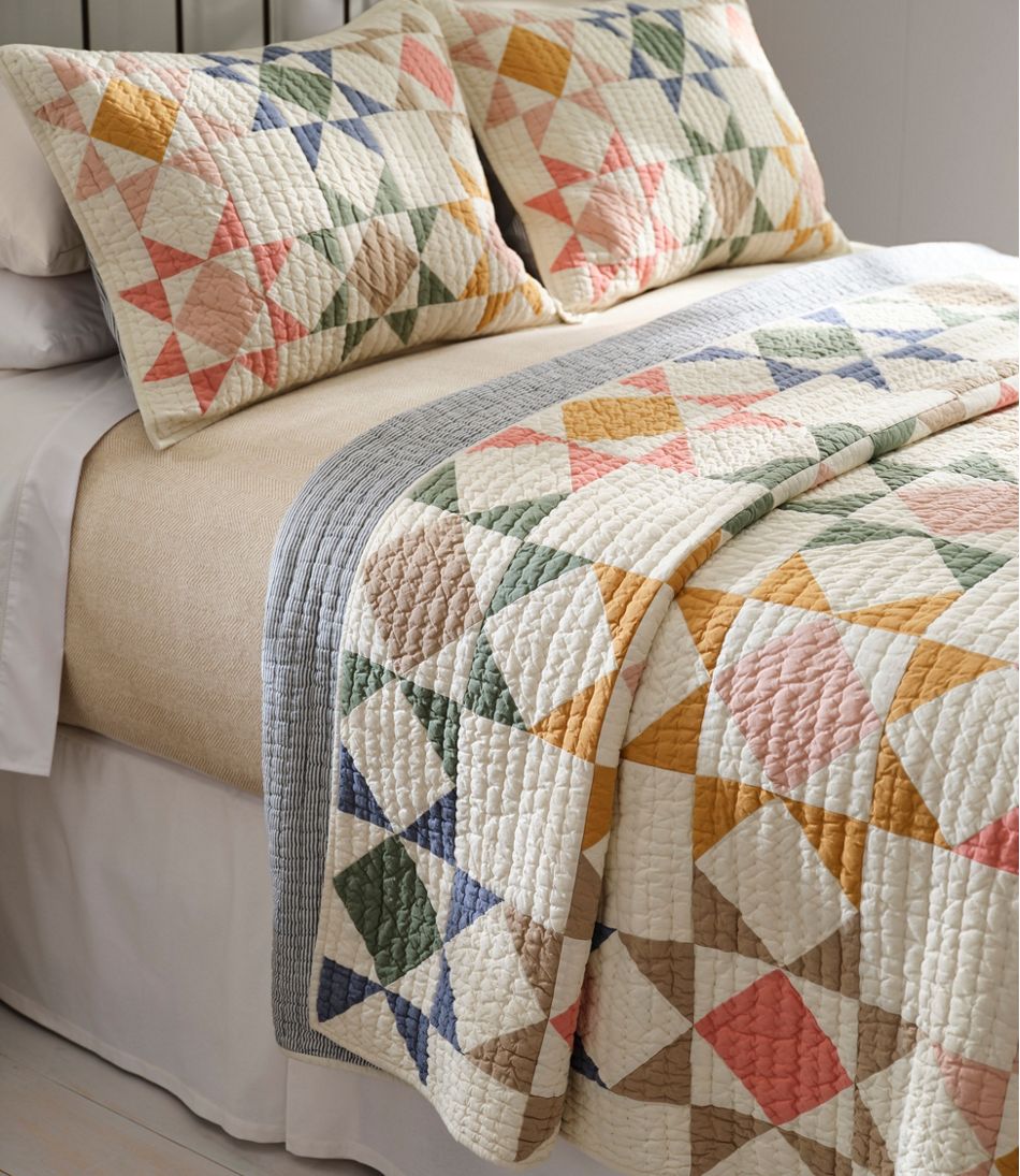 L.L.Bean North Star Patchwork Quilt Collection HOME GOODS