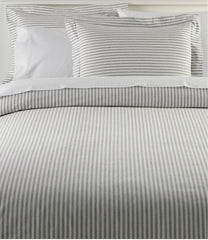 L.L.Bean Ultrasoft Comfort Flannel Comforter Cover Collection, Stripe HOME GOODS