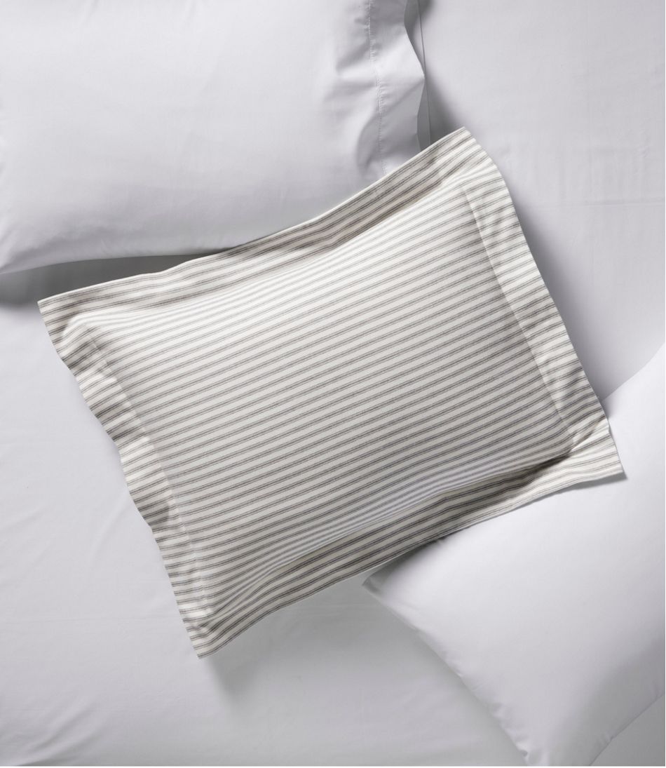 L.L.Bean Ultrasoft Comfort Flannel Comforter Cover Collection, Stripe HOME GOODS