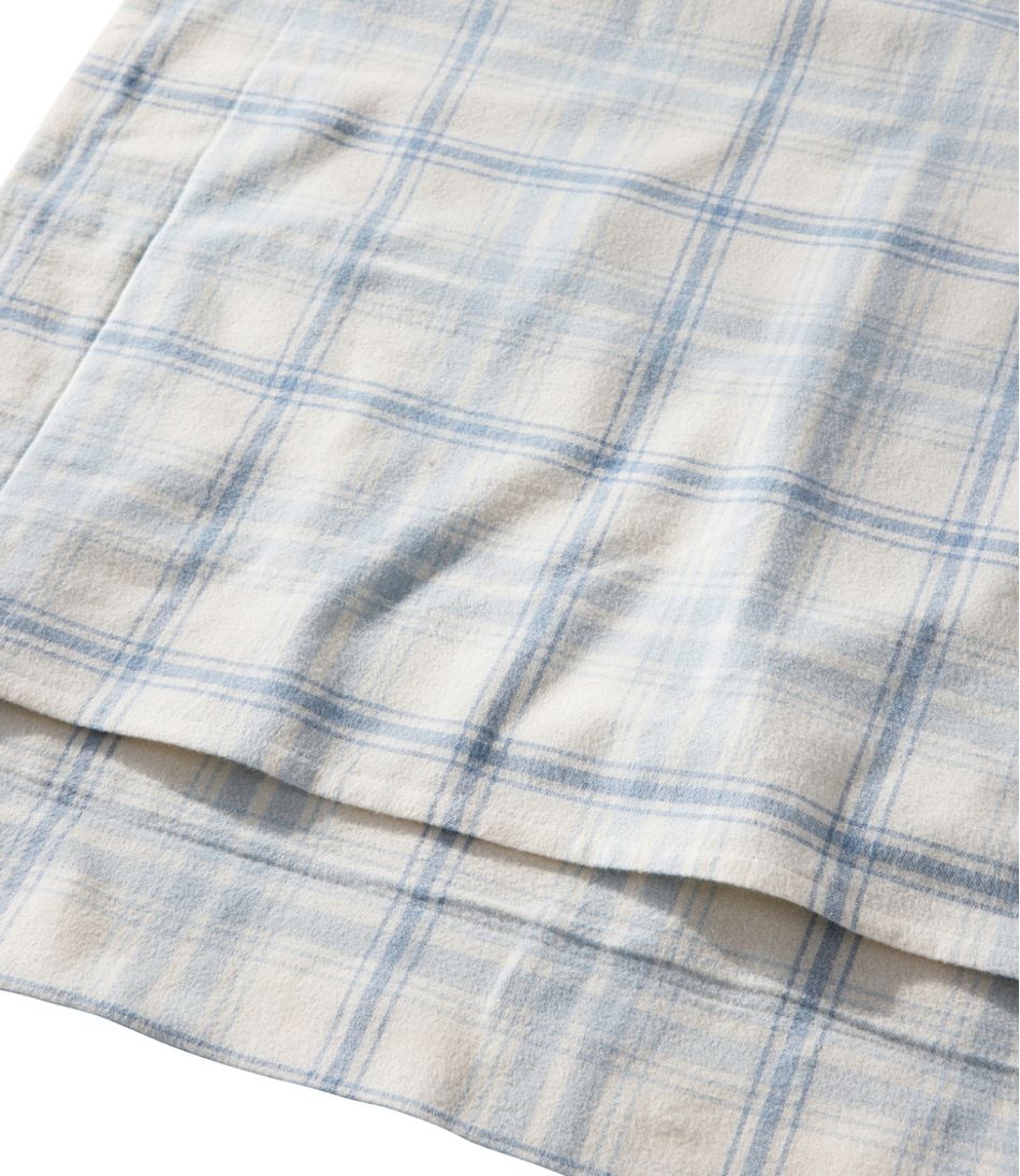 L.L.Bean Ultrasoft Comfort Flannel Comforter Cover Collection, Plaid HOME GOODS