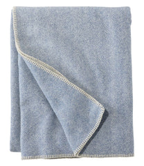 L.L.Bean Washable Wool Blanket, Herringbone HOME GOODS