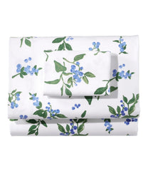 L.L.Bean Jess Franks Blueberry Flannel Sheet Collection HOME GOODS