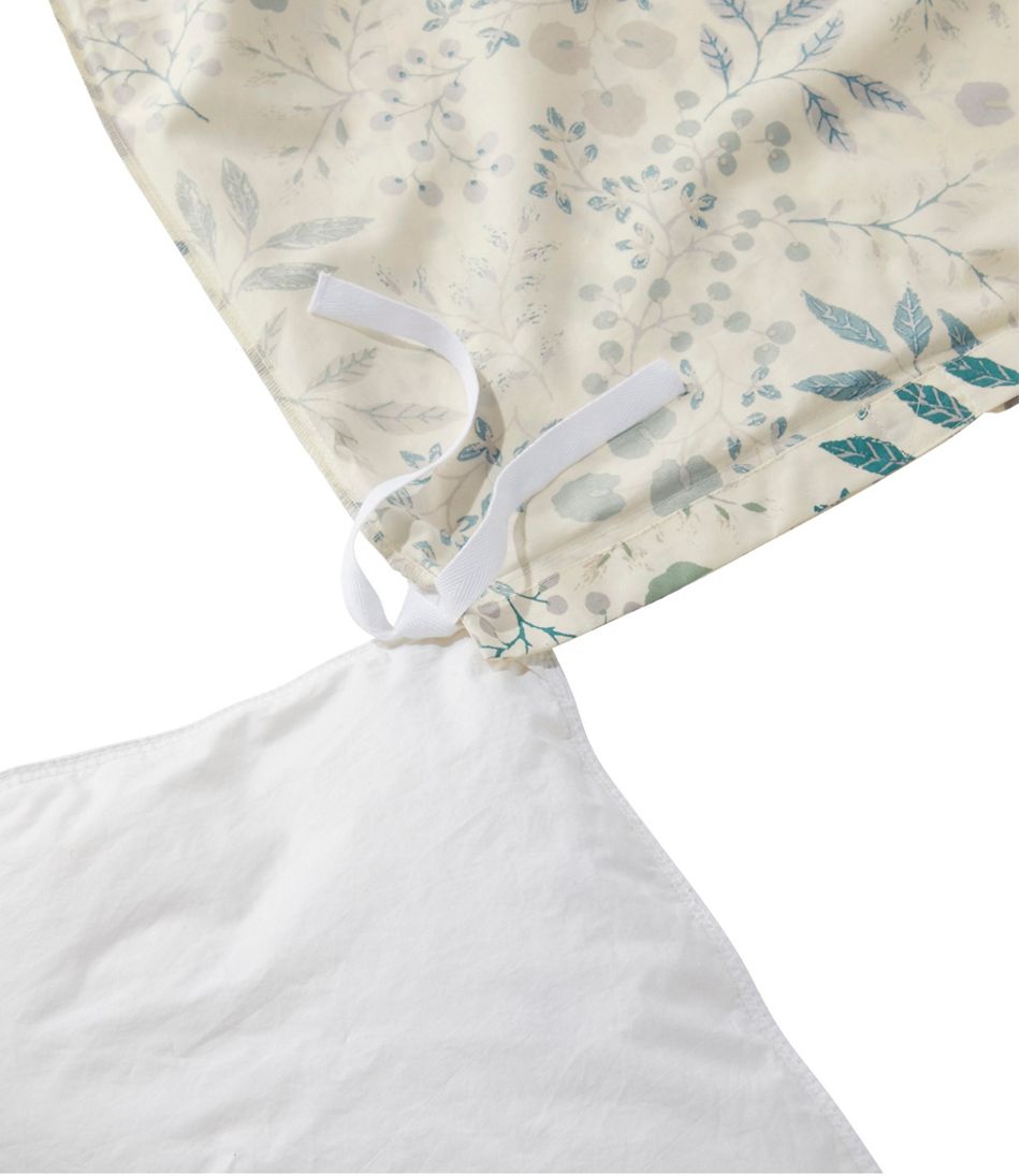L.L.Bean 280-Thread-Count Pima Cotton Percale Comforter Cover Collection, Print HOME GOODS
