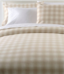 L.L.Bean Ultrasoft Comfort Flannel Comforter Cover Collection, Check HOME GOODS