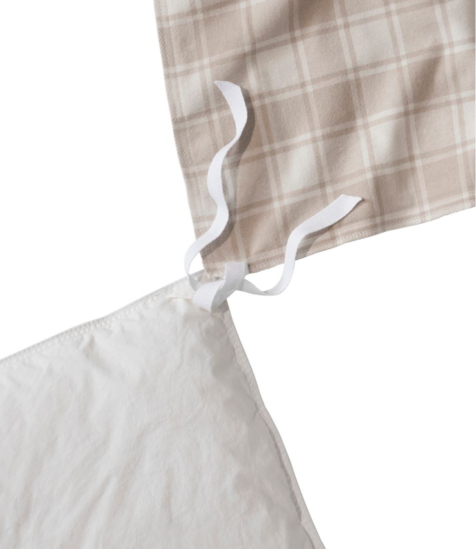 L.L.Bean Ultrasoft Comfort Flannel Comforter Cover Collection, Check HOME GOODS