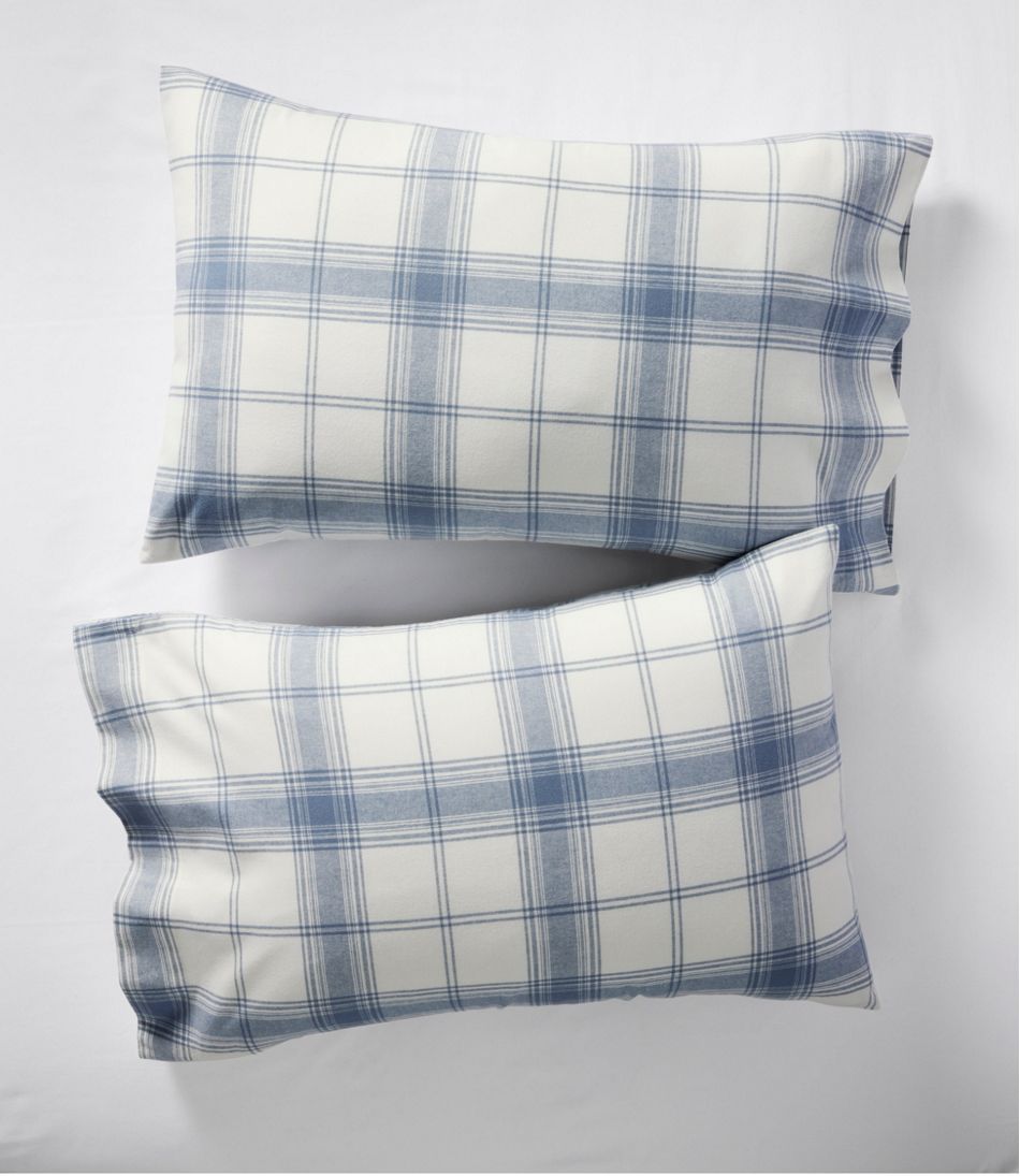L.L.Bean Organic Flannel Sheet Collection, Plaid HOME GOODS