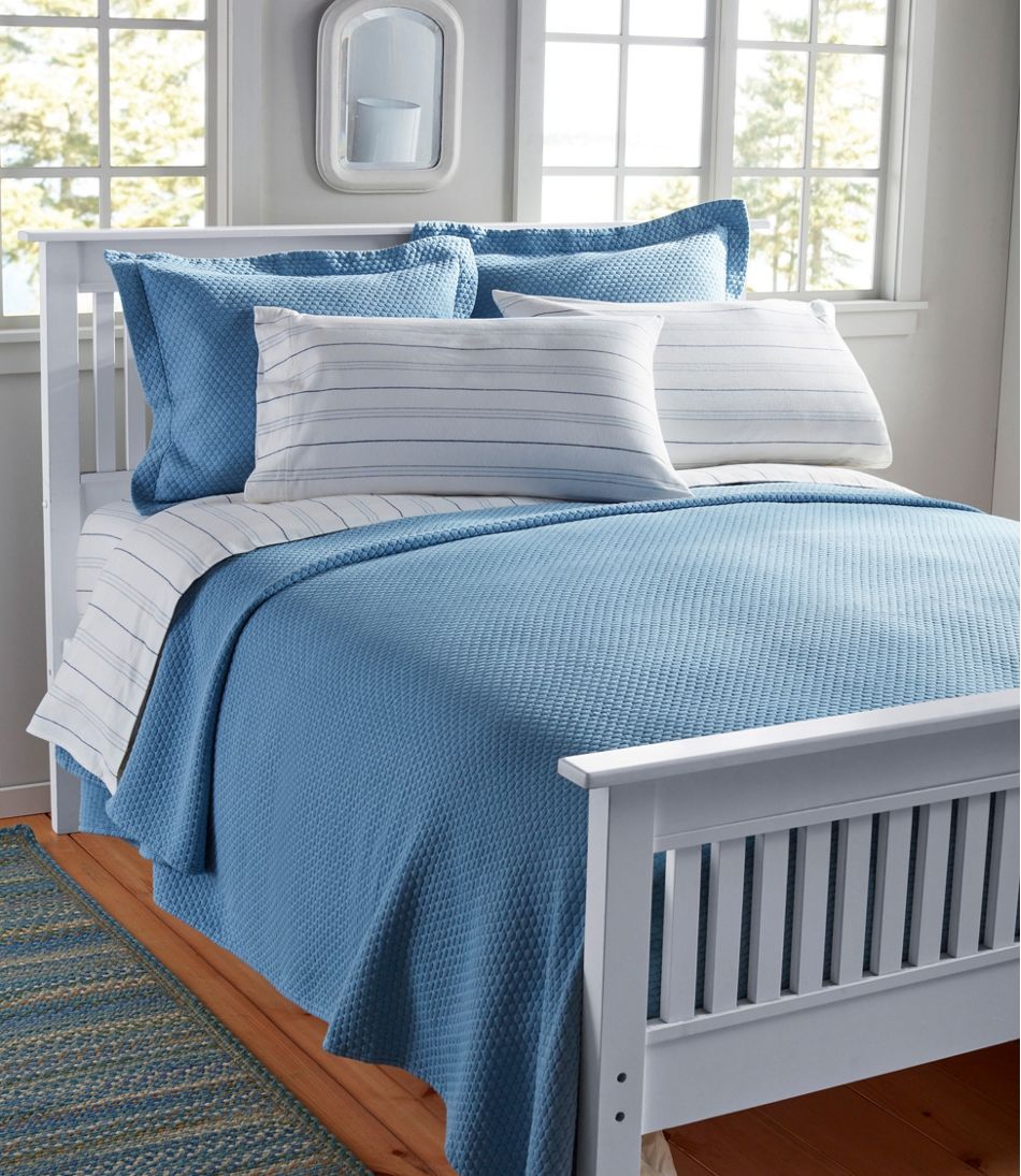 L.L.Bean Organic Flannel Sheet Collection, Stripe HOME GOODS