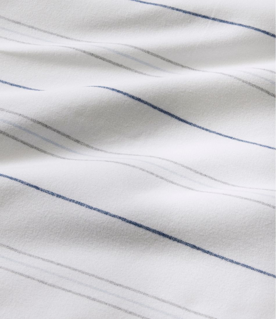 L.L.Bean Organic Flannel Sheet Collection, Stripe HOME GOODS