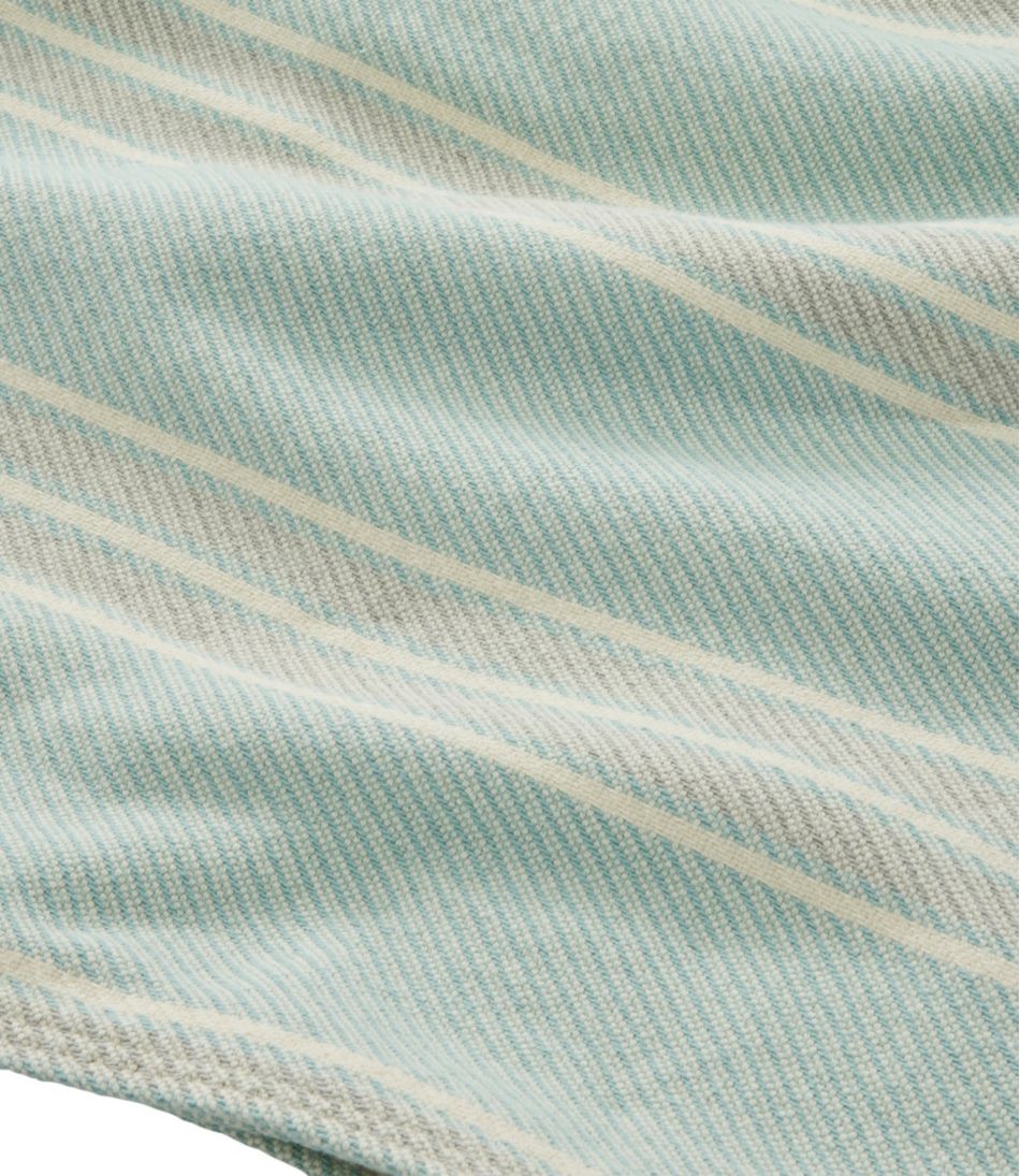 L.L.Bean Maine Twill Blanket, Stripe HOME GOODS