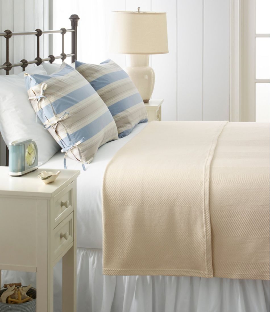 L.L.Bean Organic Cotton Blanket HOME GOODS