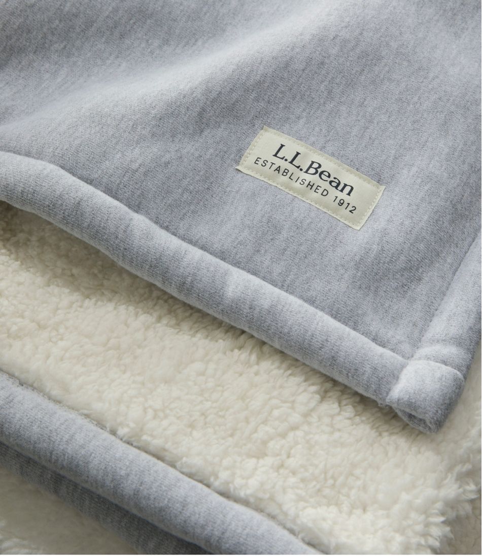 L.L.Bean 1912 Sweatshirt Throw HOME GOODS