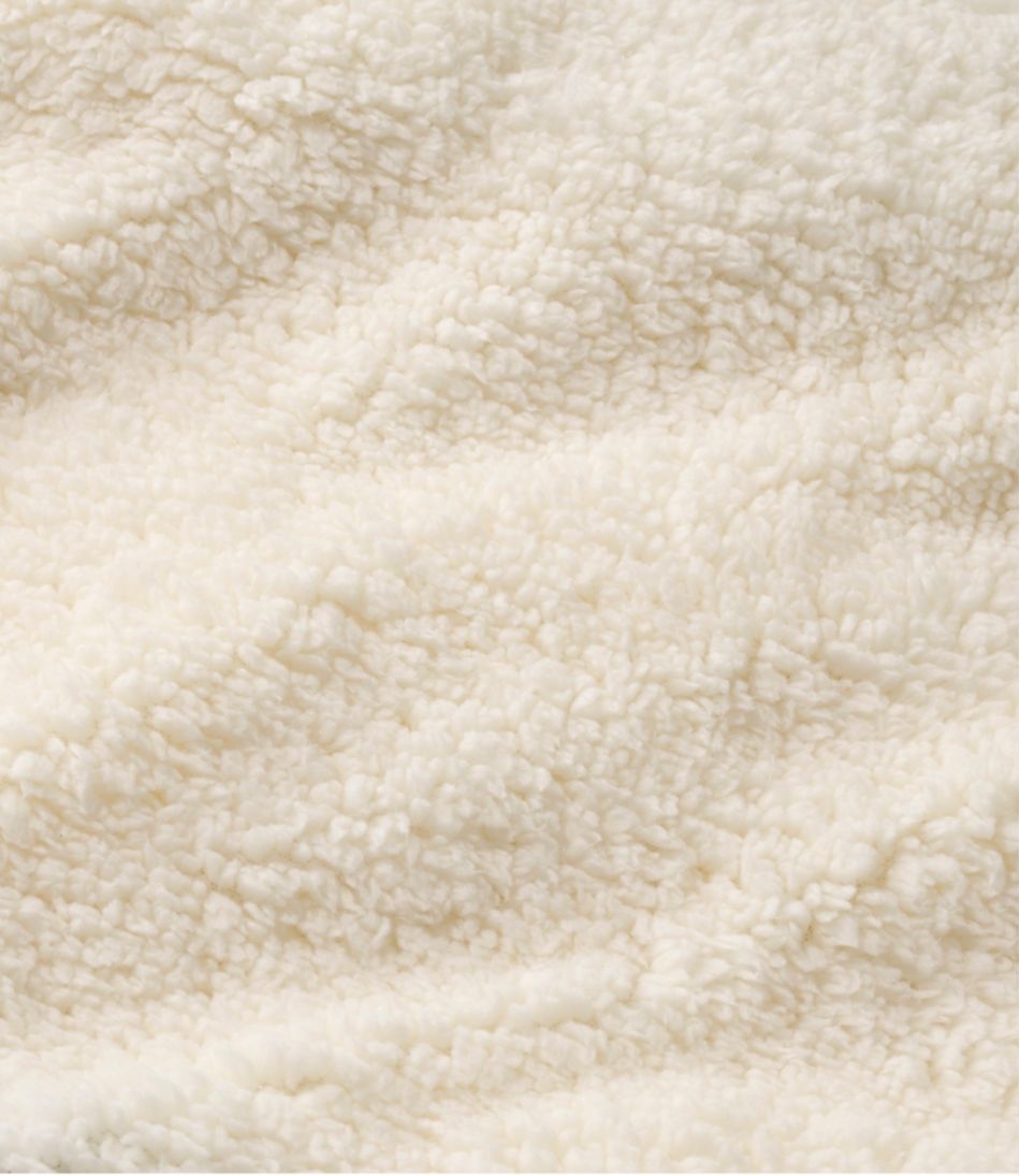 L.L.Bean Wicked Plush Sherpa Throw, Plaid HOME GOODS