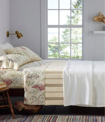 L.L.Bean Organic Cotton Blanket, Stripe HOME GOODS|SALE
