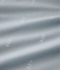 L.L.Bean Sunwashed Percale Sheet Collection, Stamped Leaf Print HOME GOODS