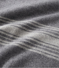 L.L.Bean Washable Wool Throw, Striped HOME GOODS
