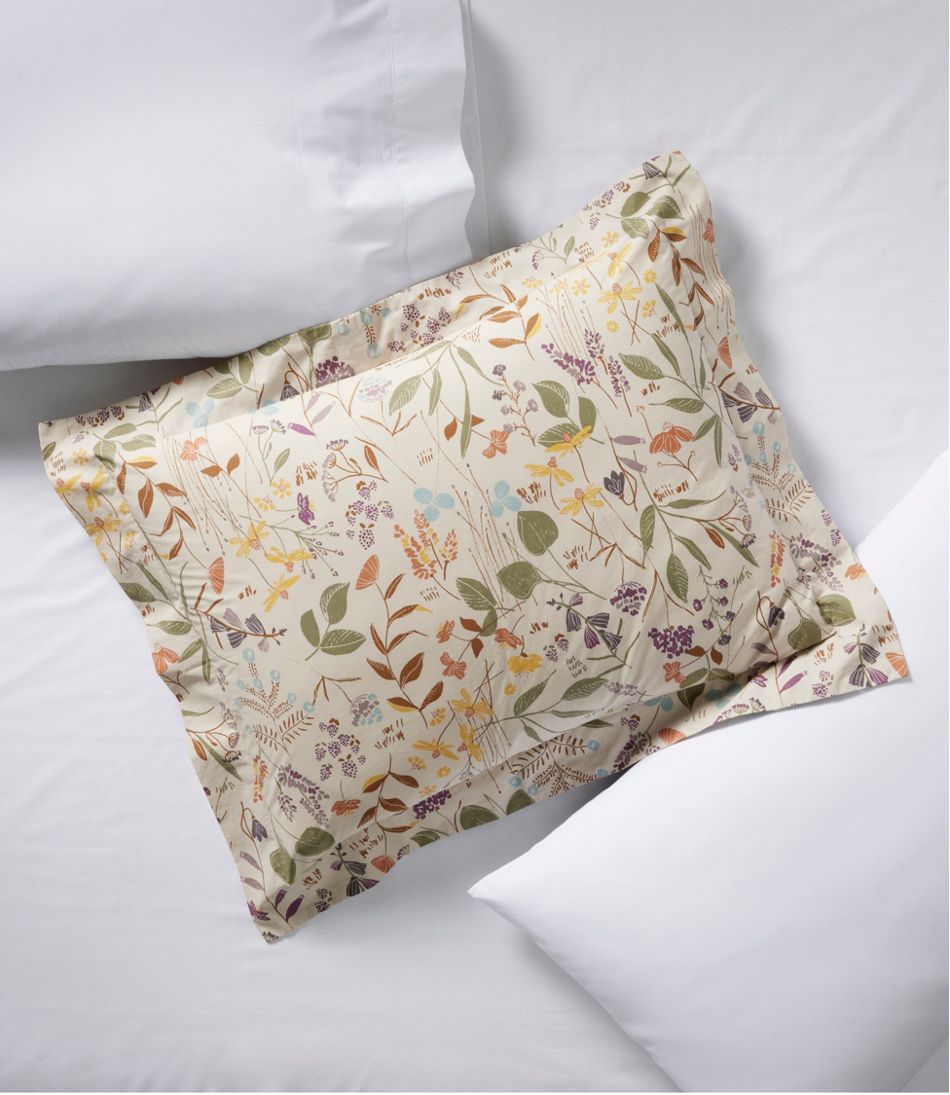 L.L.Bean Birch Floral Percale Comforter Cover Collection HOME GOODS