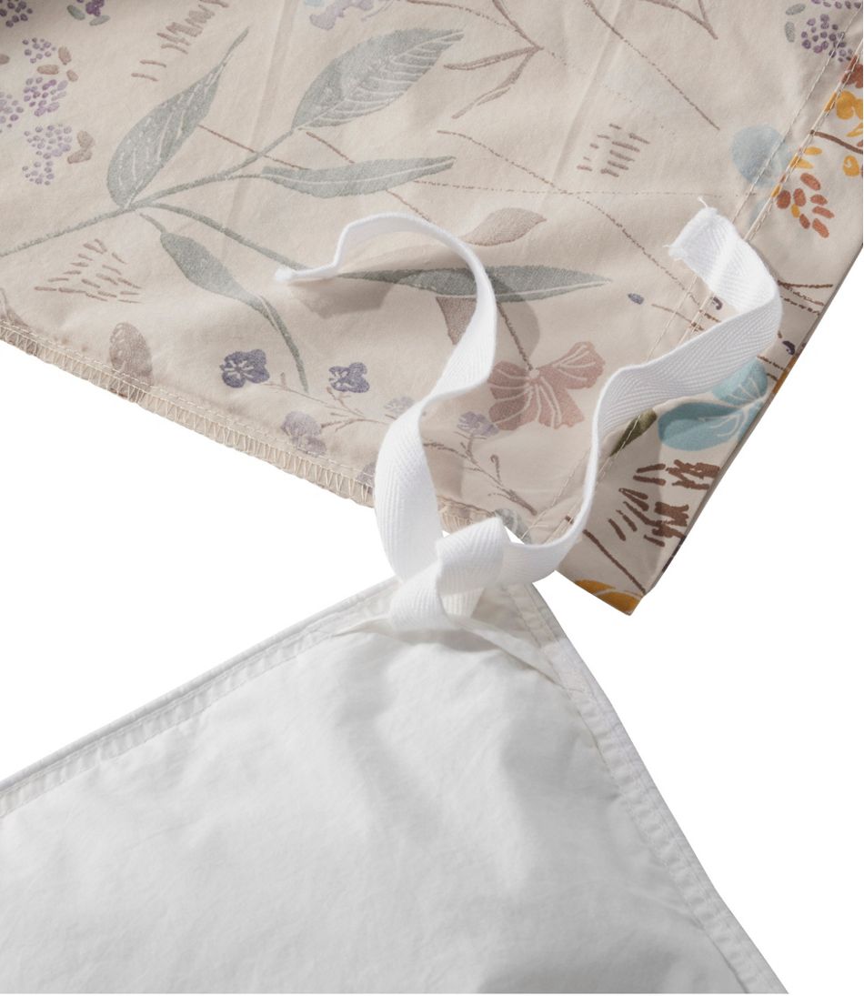 L.L.Bean Birch Floral Percale Comforter Cover Collection HOME GOODS