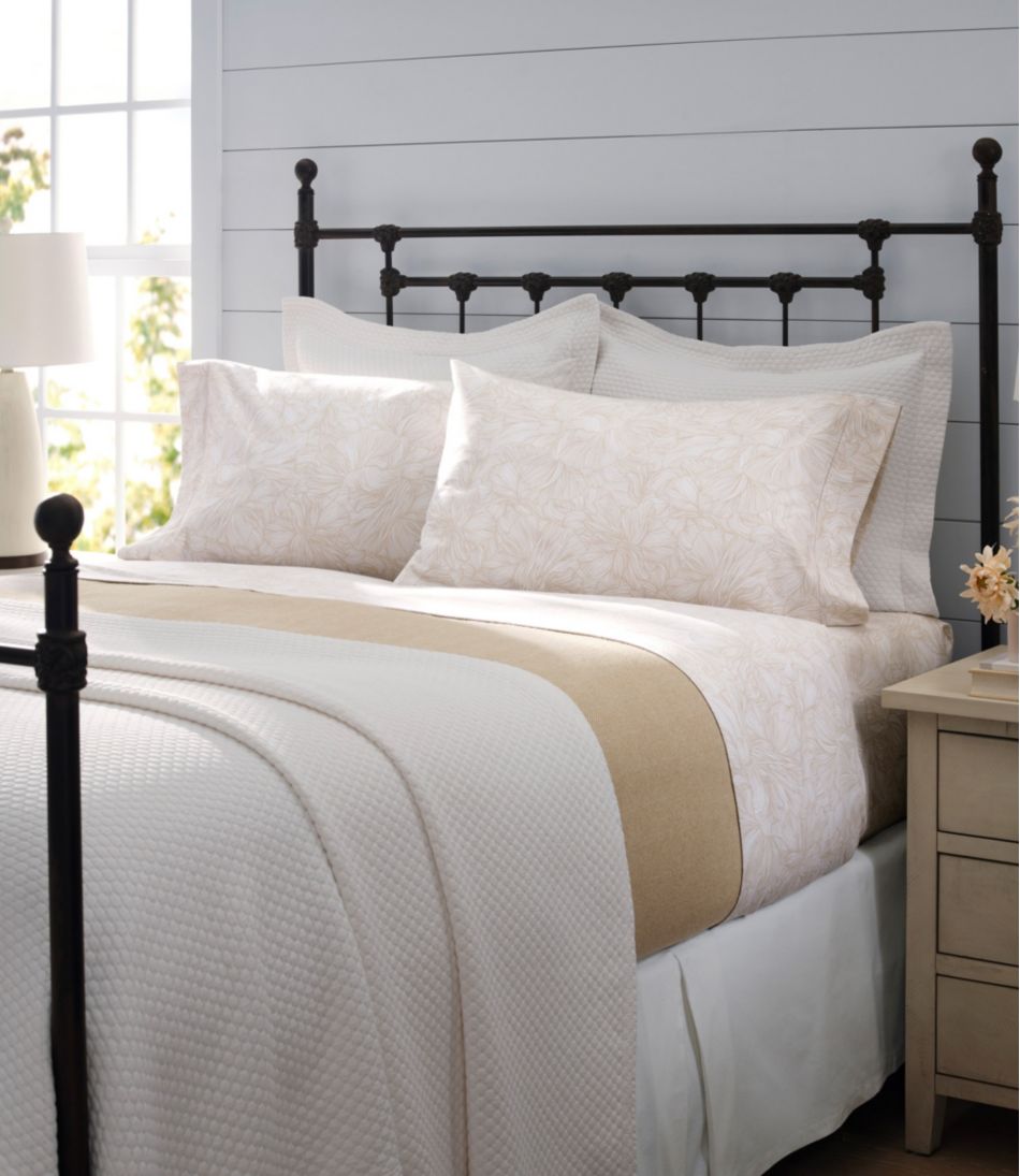 L.L.Bean Organic Honeycomb Matelassé Sham HOME GOODS