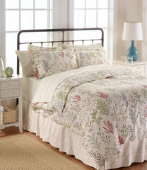 L.L.Bean Botanical Floral Percale Comforter Cover Collection HOME GOODS