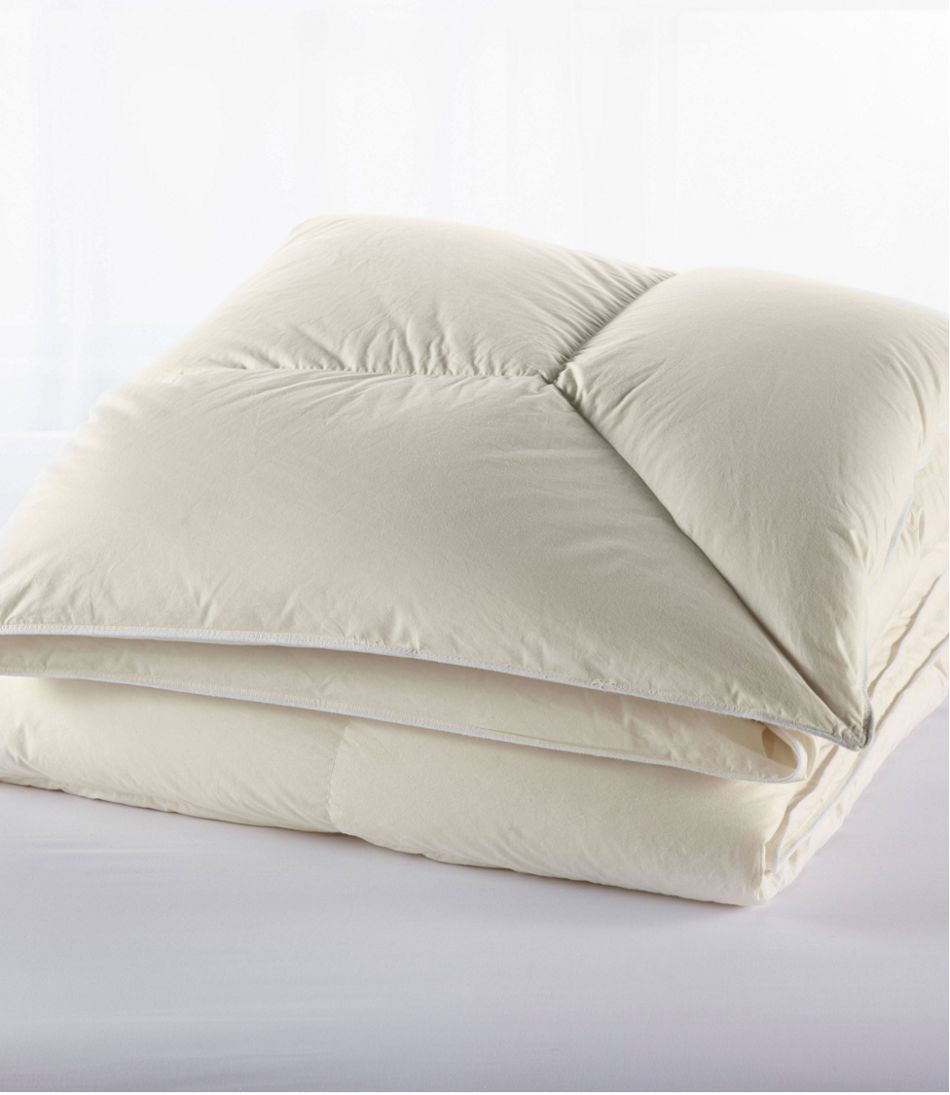 L.L.Bean Permabaffle Box Goose Down Comforter, Warm HOME GOODS