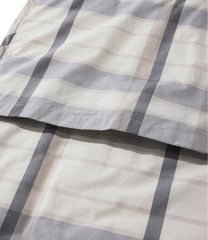 L.L.Bean Ultrasoft Cotton Comforter Sham, Plaid HOME GOODS