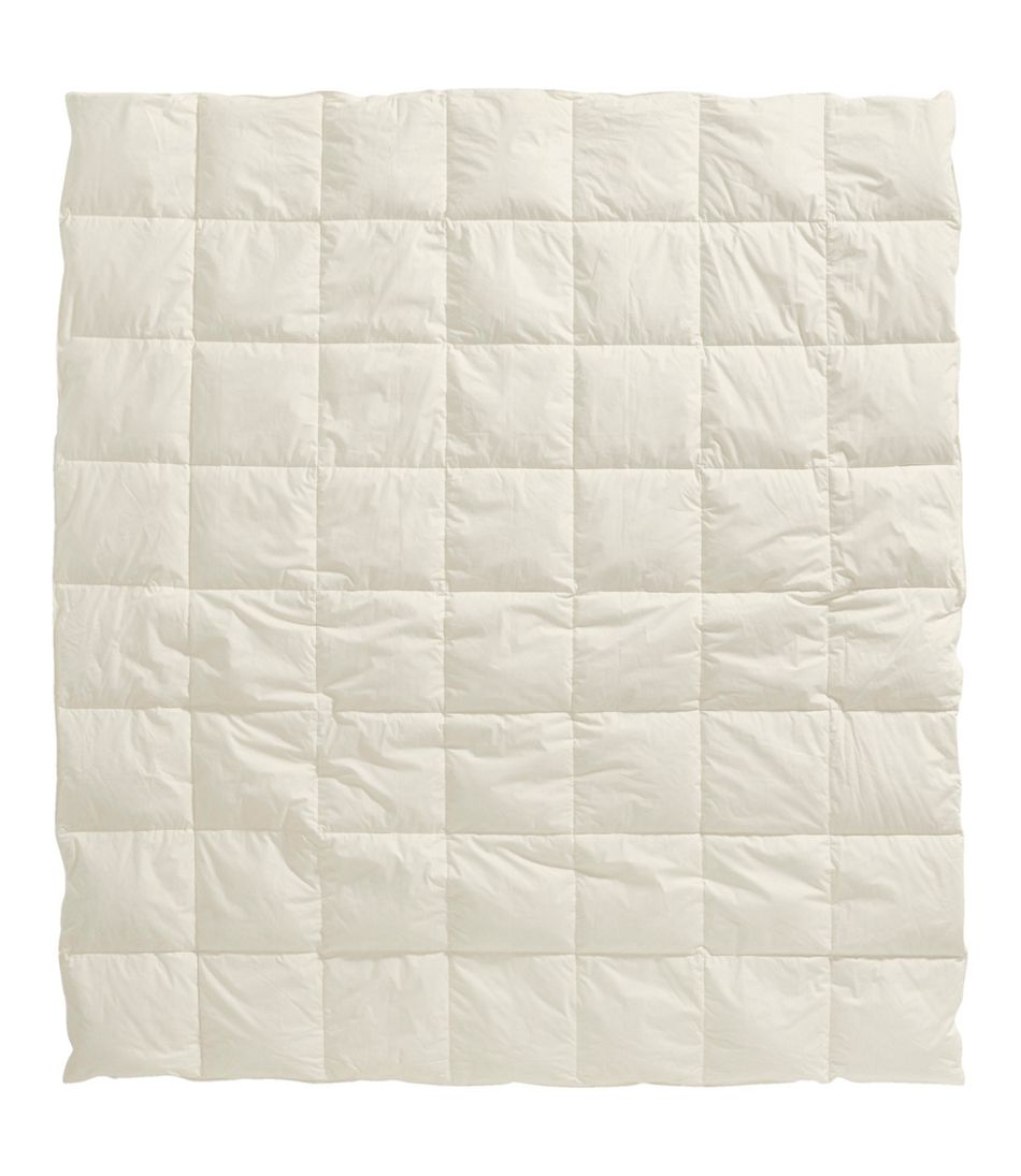 L.L.Bean Box-Stitch Goose Down Comforter, Warm HOME GOODS