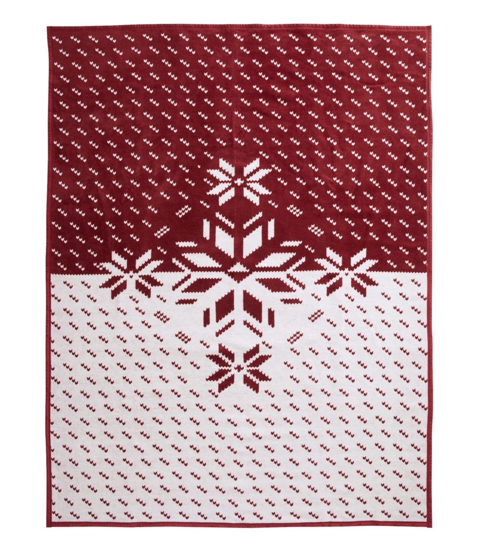 L.L.Bean ChappyWrap Cozy Throw Blanket, Bird's-Eye HOME GOODS
