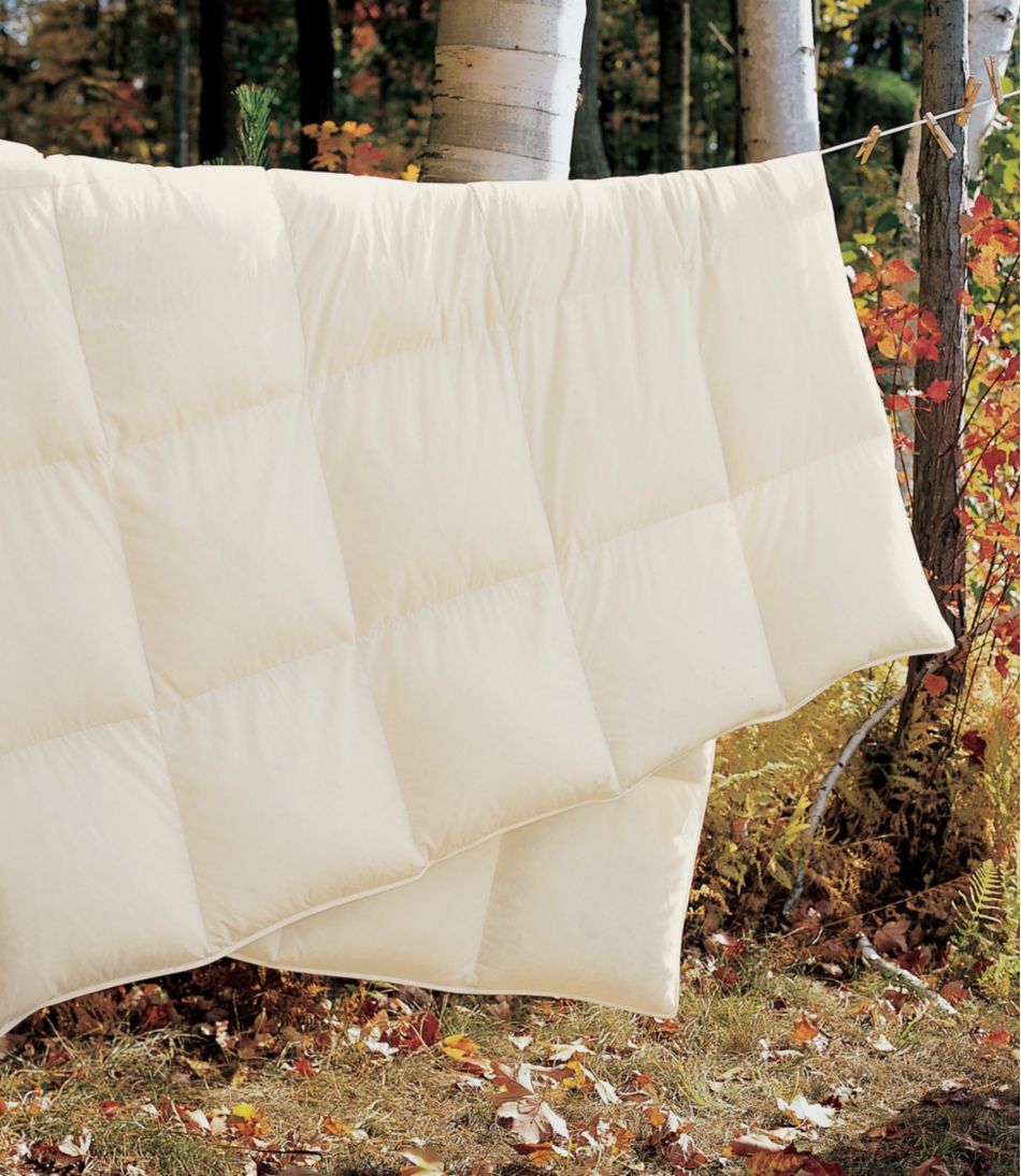 L.L.Bean Box-Stitch Goose Down Comforter, Warmer HOME GOODS