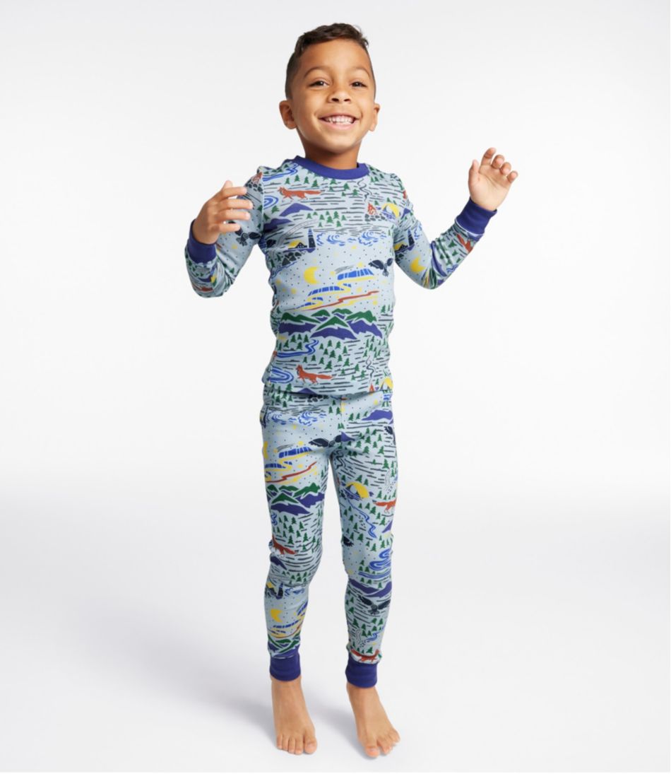 L.L.Bean Kids' Organic Cotton Fitted Pajamas CLOTHING