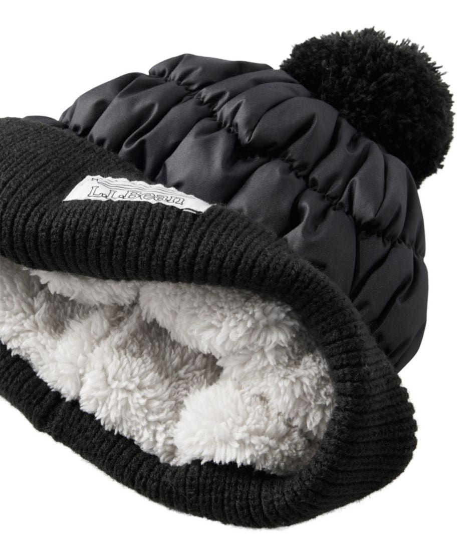 L.L.Bean Kids' Puffer Pom Beanie CLOTHING