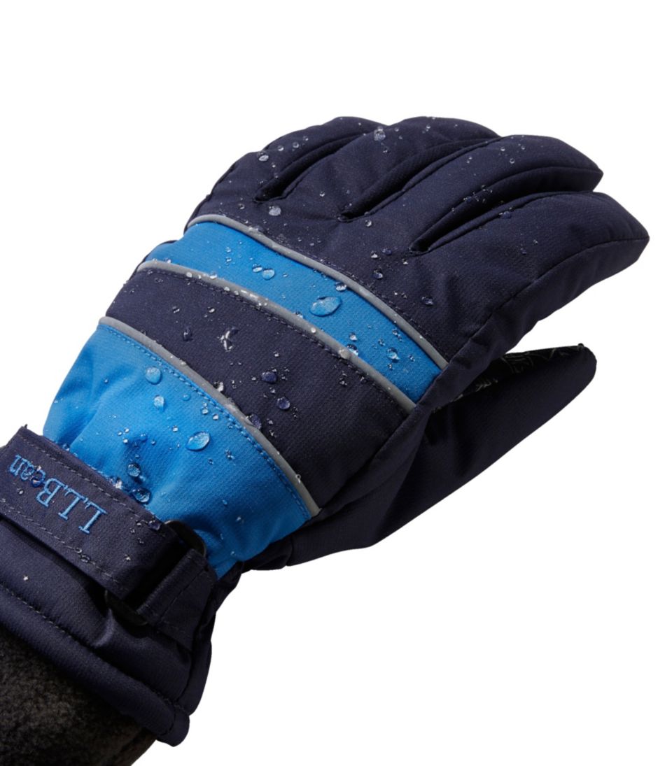 L.L.Bean Kids' Wintry Mix Waterproof Gloves CLOTHING