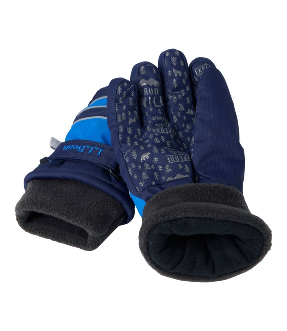 L.L.Bean Kids' Wintry Mix Waterproof Gloves CLOTHING