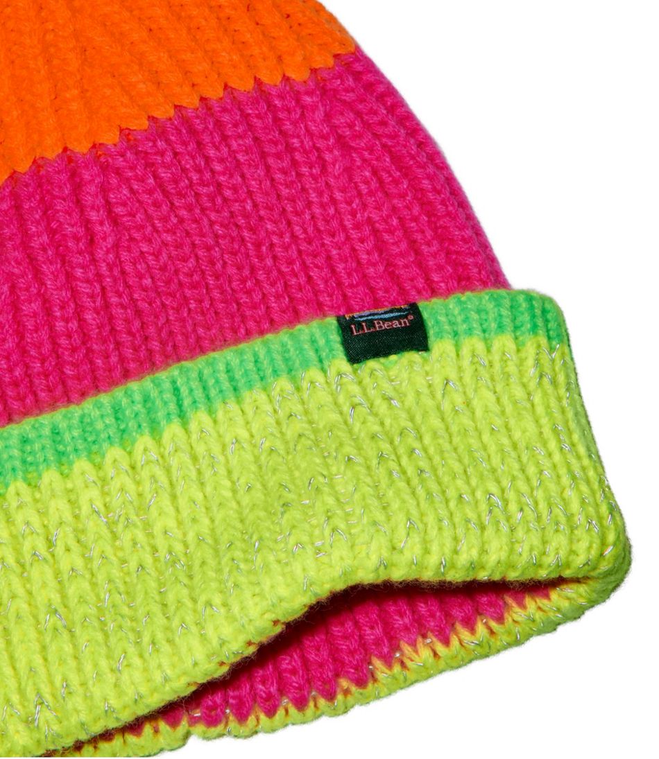 L.L.Bean Kids' L.L.Beanie, Striped CLOTHING