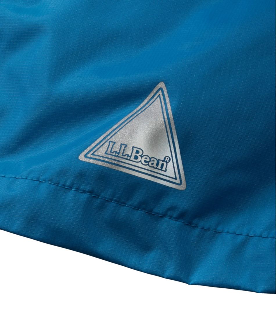 L.L.Bean Kids' Trail Model Rain Jacket, Colorblock OUTERWEAR