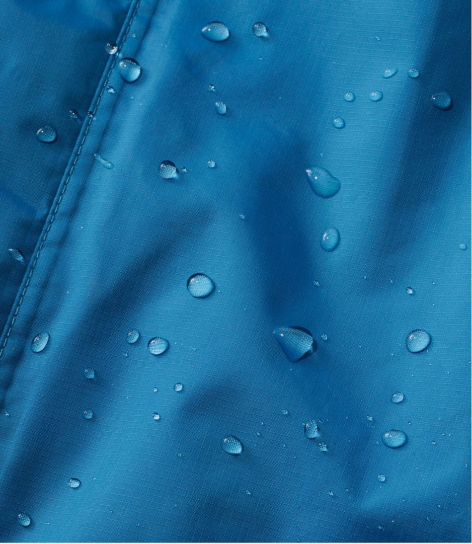 L.L.Bean Kids' Trail Model Rain Jacket, Colorblock OUTERWEAR