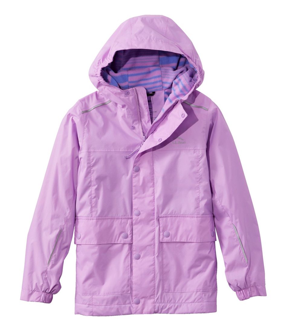 L.L.Bean Kids' Puddle Stomper Rain Jacket, Lined OUTERWEAR|SALE