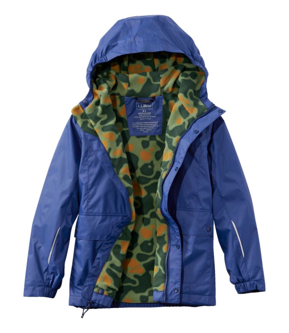 L.L.Bean Kids' Puddle Stomper Rain Jacket, Lined OUTERWEAR|SALE