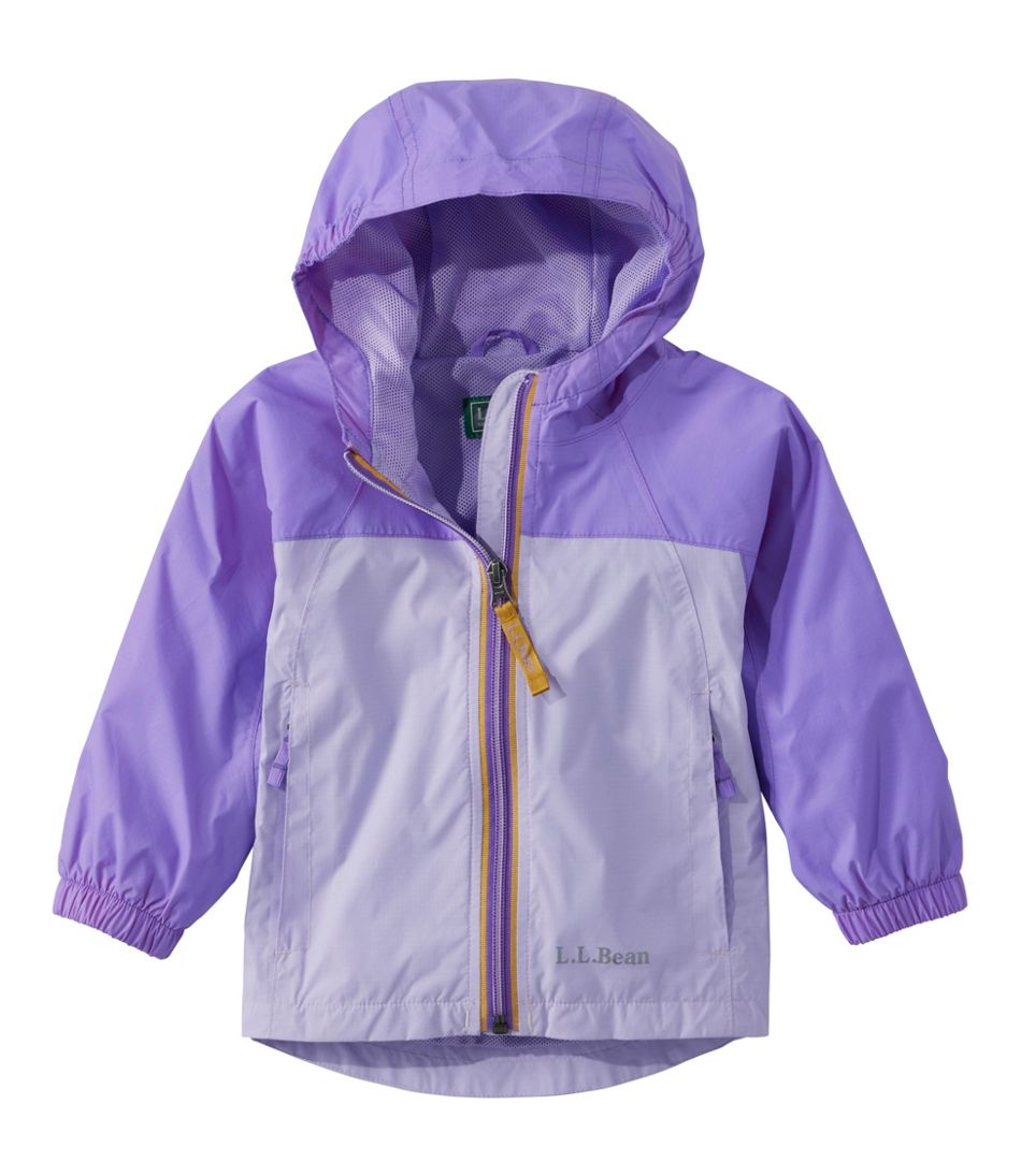 L.L.Bean Toddlers' Discovery Rain Jacket, Colorblock OUTERWEAR