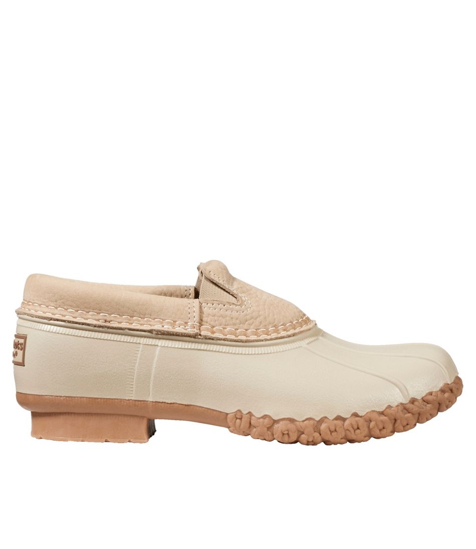 L.L.Bean Women's Bean Boots, Slip-On Rubber Mocs FOOTWEAR|SALE