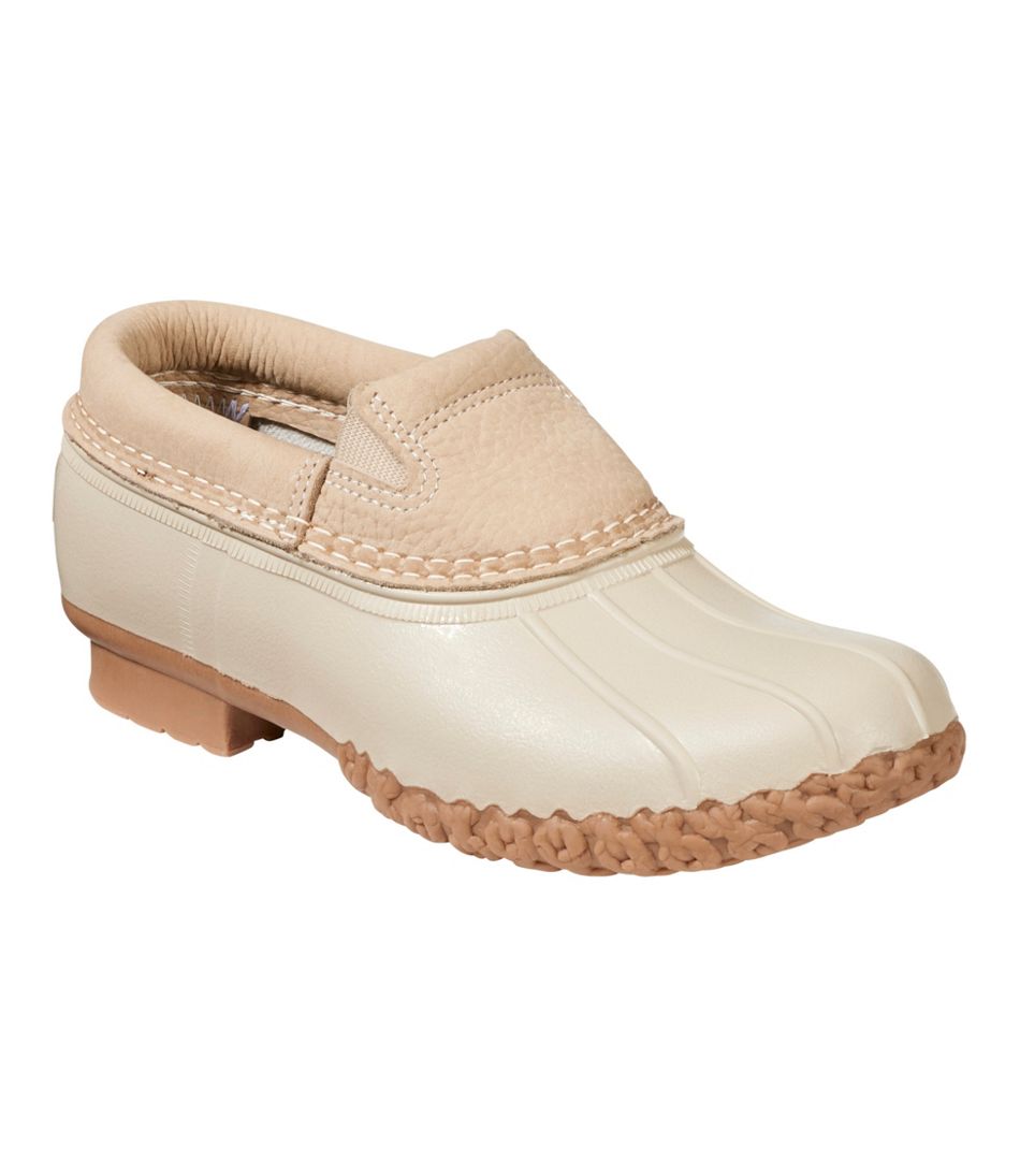 L.L.Bean Women's Bean Boots, Slip-On Rubber Mocs FOOTWEAR|SALE