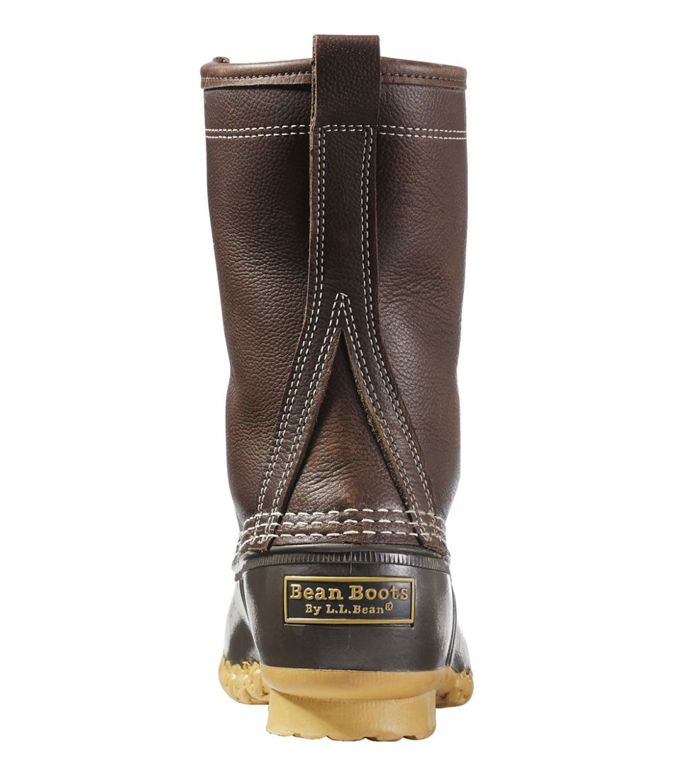 L.L.Bean Women's Shearling Lined Bean Boots, 10 Inch FOOTWEAR