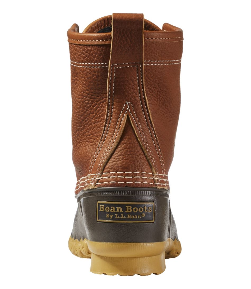 L.L.Bean Women's Bean Boots, 8" Flannel-Lined Insulated FOOTWEAR