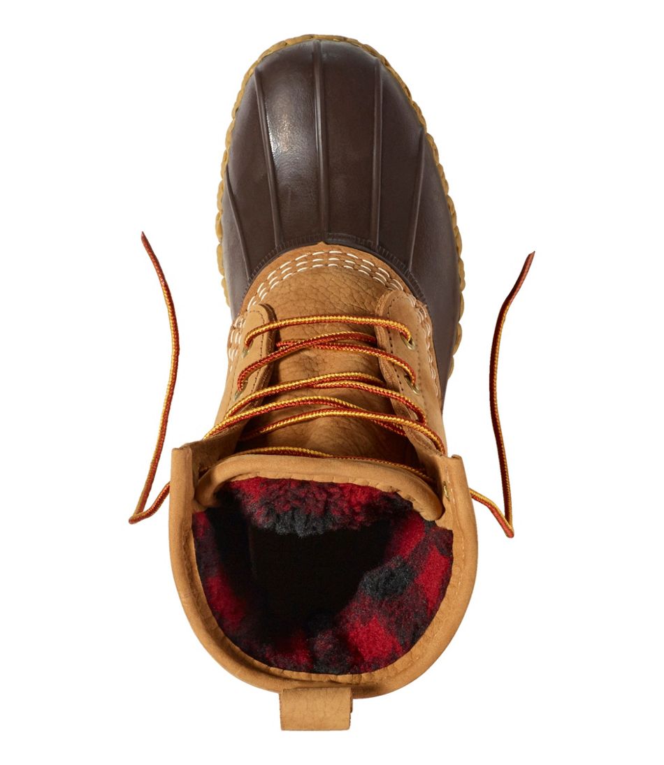L.L.Bean Women's Bean Boots, 8" Fleece-Lined Insulated FOOTWEAR