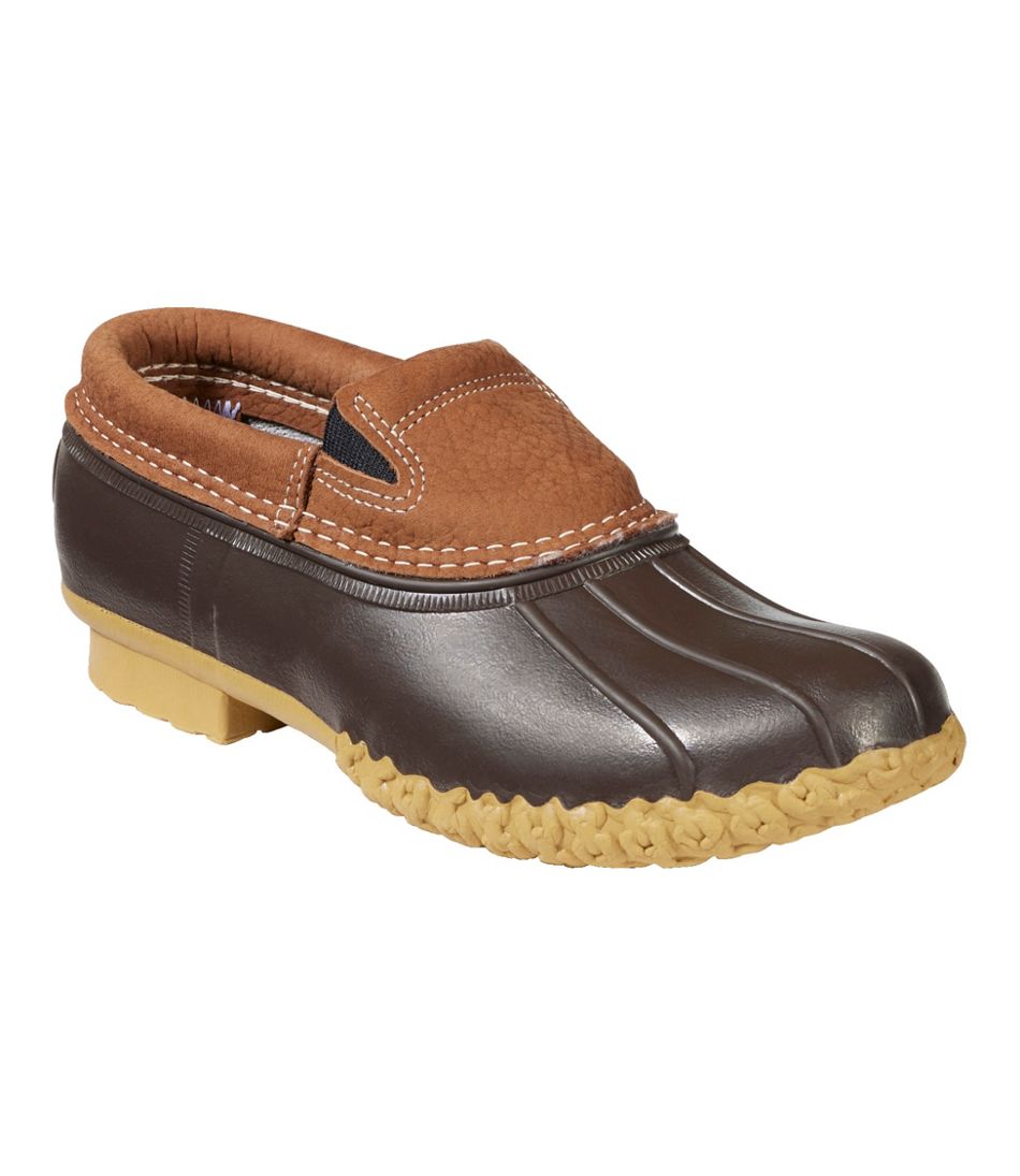 L.L.Bean Men's Bean Boots, Slip-On Rubber Mocs FOOTWEAR|SALE