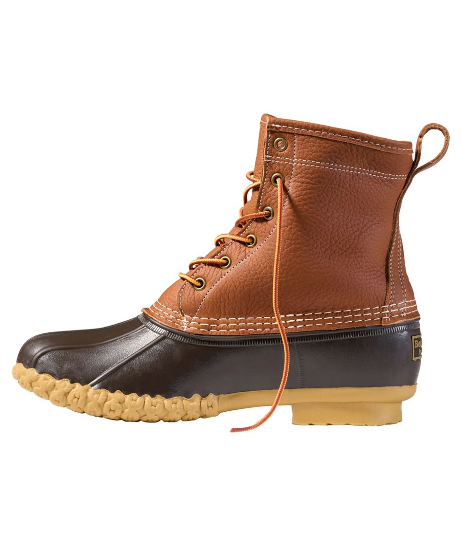 L.L.Bean Men's Bean Boots 8", Flannel-Lined Insulated FOOTWEAR