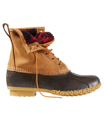 L.L.Bean Men's Bean Boots, 8" Fleece-Lined Insulated FOOTWEAR