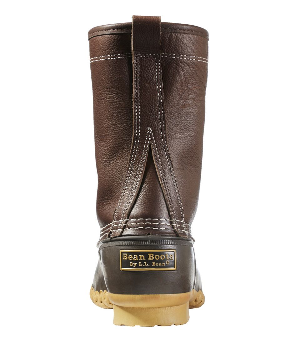 L.L.Bean Men's Bean Boots, 10" Shearling-Lined FOOTWEAR|SALE