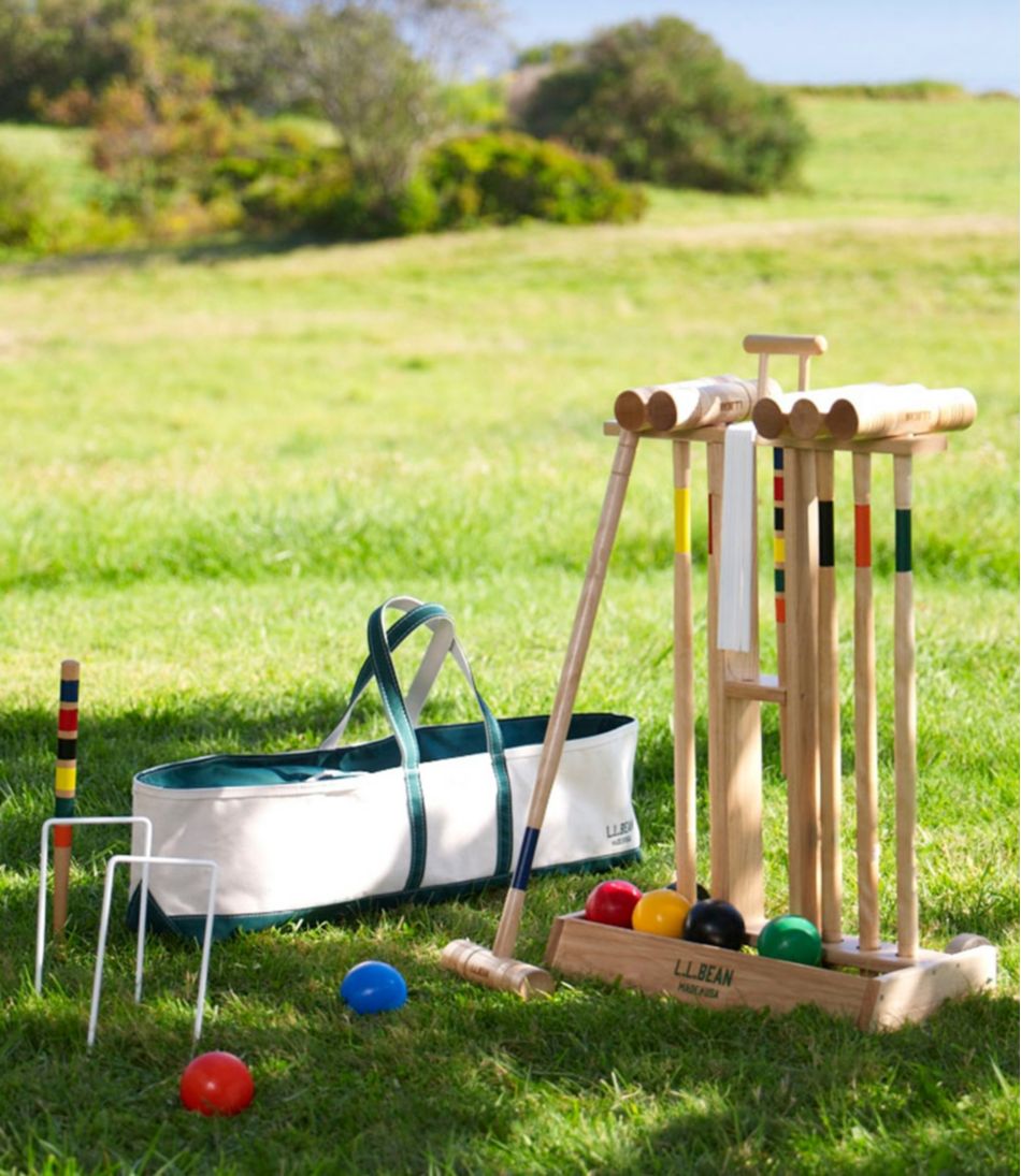 L.L.Bean Maine Coast Croquet Boat and Tote BAG & TRAVEL|HOME GOODS