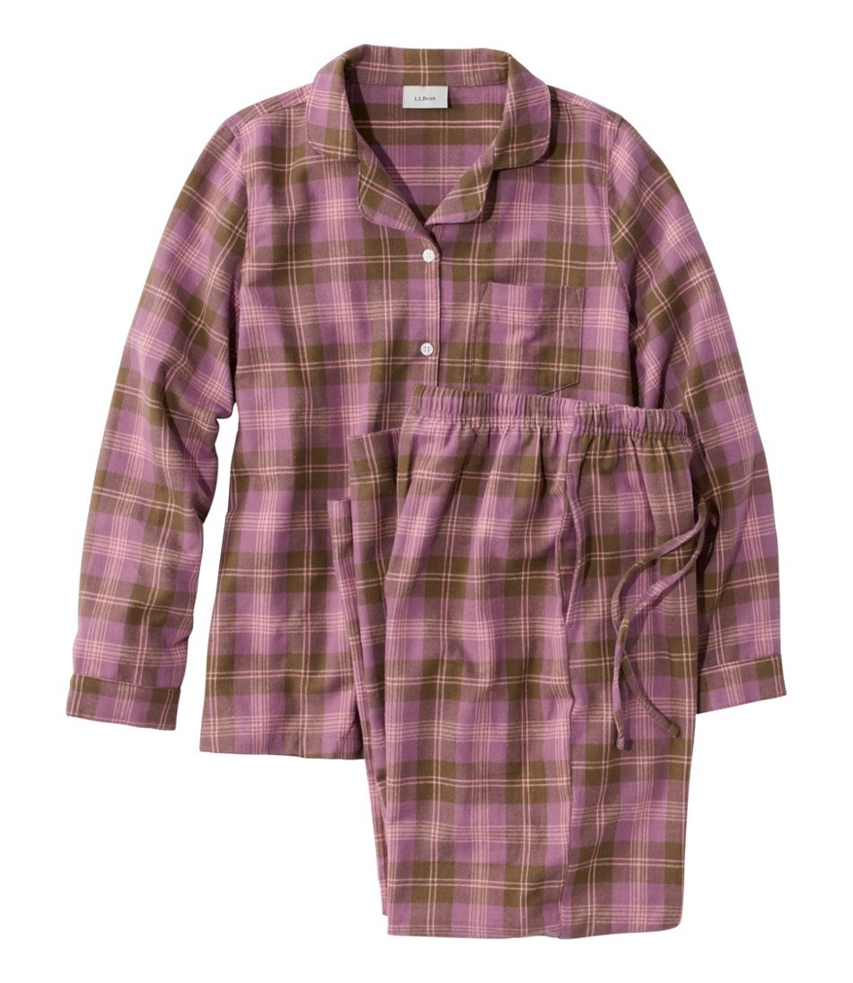 L.L.Bean Women's Scotch Plaid Flannel Pajamas CLOTHING|SALE